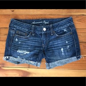 American Eagle Distressed Shorts